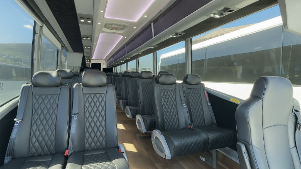 belleville 20 passenger minibus inside