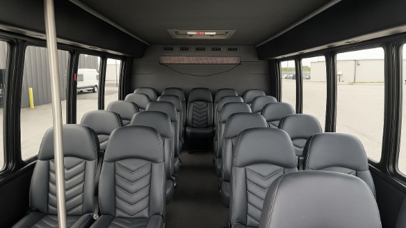 belleville 25 passenger minibus inside