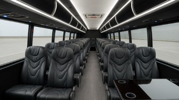belleville 30 passenger minibus interior