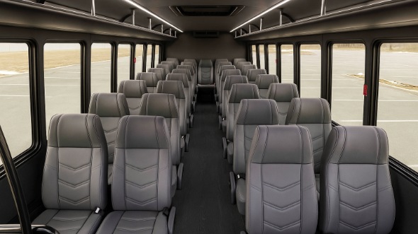 belleville 35 passenger minibus inside