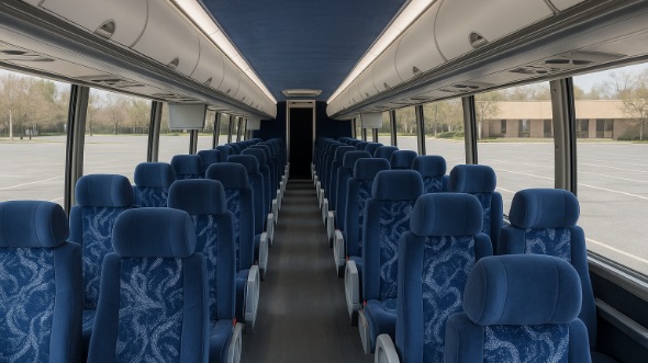 belleville 54 passenger charter bus rental