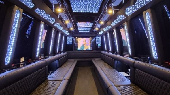 belleville party bus rental inside