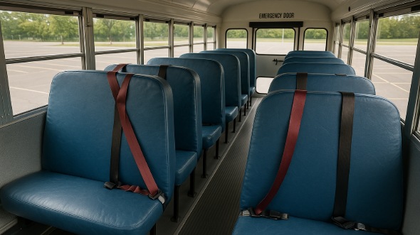belleville school bus rental inside