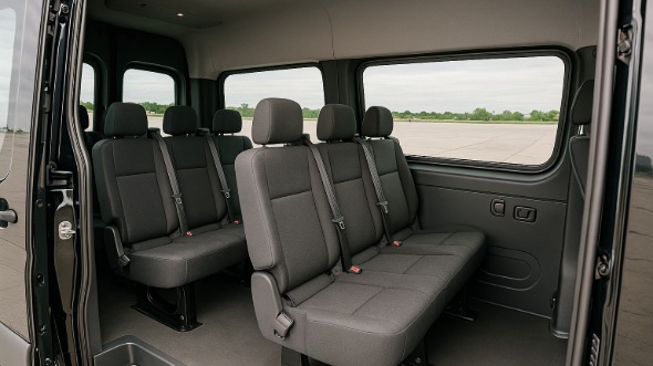belleville sprinter van with driver interior
