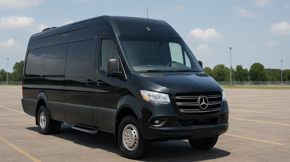 belleville sprinter van with driver